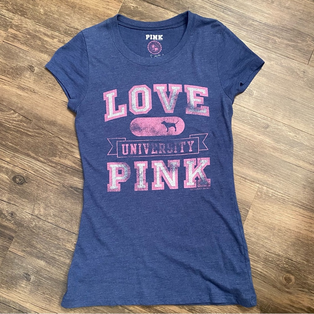 PINK Victoria’s Secret Shirt Womens Size Small Short Sleeve